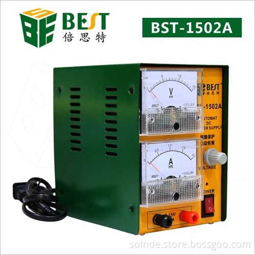 BEST-1502DD (Single channel output and high precision DC stabilized power supply with mA showing,long-term supply